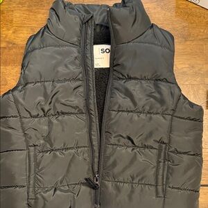 SO Black Quilted Vest